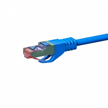 Cabo de rede DSIT CAT 6 LSOH - S/FTP - 2 metros - azul (DC-S64-020)