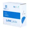 Cabo de rede DSIT CAT5e F/UTP 50m flexível cinzento CCA em bobina (DC-FTP5CCA50-GRY)