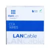 Cabo de rede DSIT CAT5e SF/UTP AWG 26/7 flexível 100 metros cinzento CCA