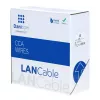 Cabo de rede DSIT CAT5e SF/UTP AWG 26/7 flexível 100 metros cinzento CCA