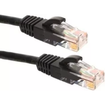 DSIT CAT6a cabo de rede 100% cobre - U/UTP - 10 metros - preto (DC-U6A0-100)