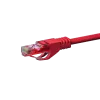 DSIT CAT6 cabo de rede 100% cobre - U/UTP - 3 metros - vermelho (DC-65-030)