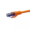 DSIT CAT6a cabo de rede 100% cobre - U/UTP - 10 metros - laranja (DC-U6A6-100)