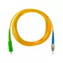 Televes OSK2SCFC 2m cabo patch de fibra ótica monomodo SC/APC para FC/UPC