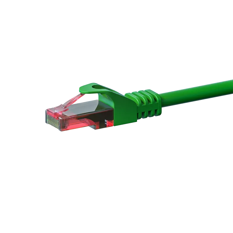 DSIT CAT6 cabo de rede, U/UTP, 50 m, verde, 100% cobre (DC-63-500)