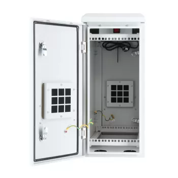 Armário servidor de exterior DSIT DS5606WP 6U 19 polegadas IP55, vertical, cinzento-claro