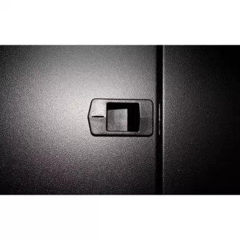 Armário servidor de parede DSIT 18U com porta metálica, 600x450x900 mm, preto