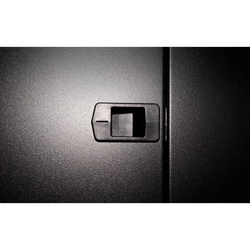 Armário servidor de parede DSIT 18U com porta metálica, 600x450x900 mm, preto