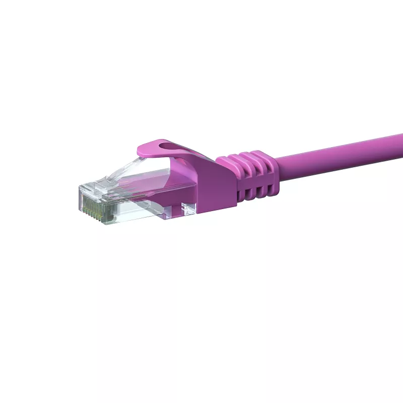 Cabo de rede DSIT CAT 6 U/UTP - 15 metros - rosa - CCA (DC-C69-150)