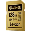 Lexar Professional ARMOR GOLD 128GB SDXC UHS-II V60 cartão de memória (LSDAMGL128G-RNNNG)