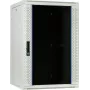 Armário servidor de parede DSIT 22U com porta de vidro, 600x600x1100 mm, branco
