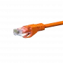 Cabo de rede DSIT CAT5e U/UTP 2 m laranja 100% cobre (DC-56-020)
