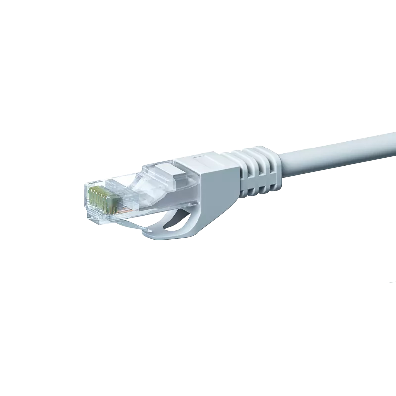 Cabo de rede DSIT DC-52-030 CAT5e U/UTP, 3 m, branco, 100% cobre