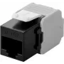 Conector de rede keystone DS-IT CAT6a UTP - sem ferramentas - preto (DS-KC-UTP6A-TL-1)