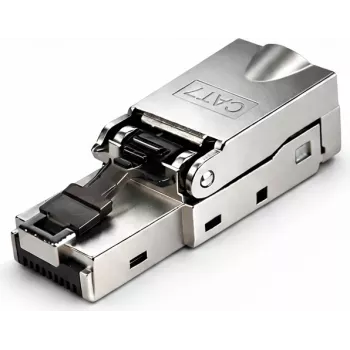 Ficha RJ45 DSIT S/FTP CAT7 sem ferramentas para cabo multifilar