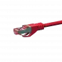 DSIT CAT 6 Cabo de Rede LSOH - S/FTP - 0,50 metros - Vermelho
