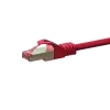 DSIT CAT 6 Cabo de Rede LSOH - S/FTP - 0,50 metros - Vermelho