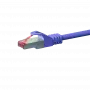 DSIT CAT 6 Cabo de Rede LSOH - S/FTP - 0,50 metros - Violeta (DC-S68-005)