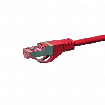 DSIT Cat 6 S/FTP LSOH Cabo de Patch Ethernet, 1m, Vermelho