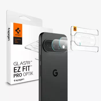 Spigen Optik Pro Glas.tR EZ Fit Proteção de Câmara Pack de 2 para Google Pixel 11 Transparente