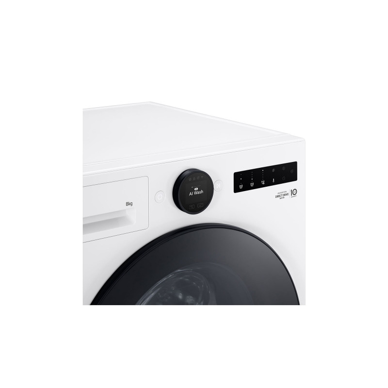 LG F4WX808YC 8 kg 1400 rpm Máquina de Lavar Roupa com AI DD e Steam+ - Branco