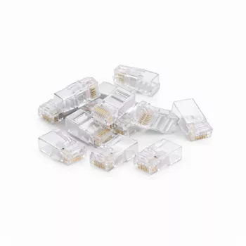 Ficha DSIT CAT5e UTP RJ45 para condutores flexíveis e sólidos, pack de 10