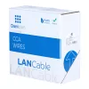 Cabo de rede exterior DSIT CAT5e U/UTP AWG 26/1 Flexível 100m Preto