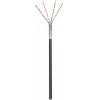Cabo de rede exterior DSIT CAT5e F/UTP AWG 24/1 Condutor Sólido 100 metros Preto