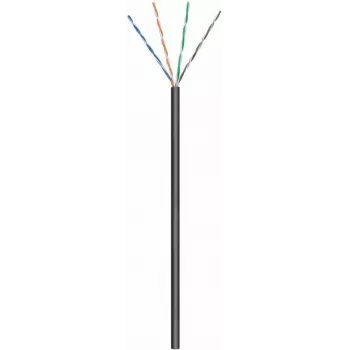 Cabo de rede exterior DSIT CAT6 U/UTP 50m flexível Preto CCA (DC-OUT-UTP6CCA-50)
