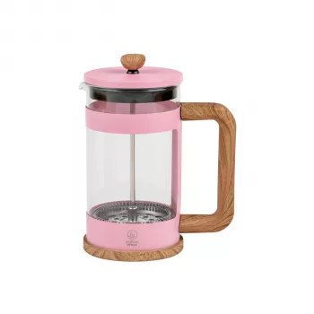 Leopold Vienna Franca Prensa francesa para café e chá, rosa, 600 ml