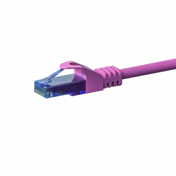 Cabo de patch DSIT CAT6a U/UTP, 100% cobre, RJ45, 5m, rosa
