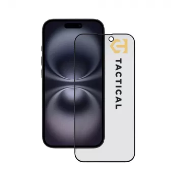 Película de proteção de ecrã Tactical Glass Shield Privacy 5D para iPhone 15 / 16, preto