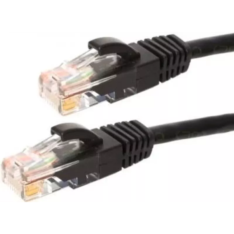 Cabo de rede DSIT CAT6a 100% cobre - U/UTP - 7,5 m - preto