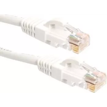 Cabo de patch Ethernet DSIT CAT6a U/UTP 100% cobre, 10 m, branco (DC-U6A2-100)