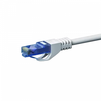 Cabo de patch Ethernet DSIT CAT6a U/UTP 100% cobre, 10 m, branco (DC-U6A2-100)