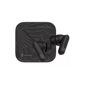 Auscultadores Tactical StrikePods Bahna CrudeOil True Wireless ANC com modo de baixa latência, IPX5, bateria de 35h, Bluetooth 5.3, controlo tátil, USB-C