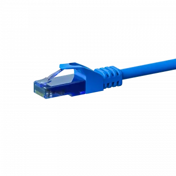 Cabo de patch DSIT CAT6a U/UTP 100% cobre - 20m, azul, 10GbE, 500MHz