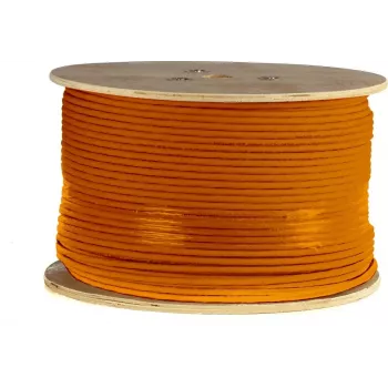 Cabo DSIT CAT7 100% cobre S/FTP condutor sólido LSZH Cca - rolo de 305m, roxo