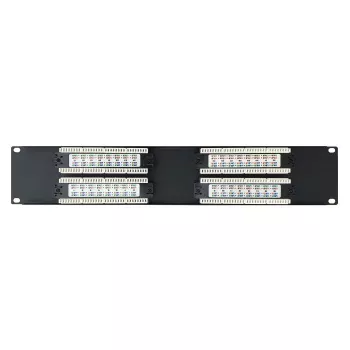 Patch panel DSIT 19 polegadas Cat6 UTP 32 portas 2U preto