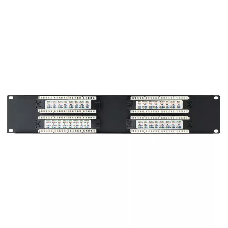 Patch panel DSIT 19 polegadas Cat6 UTP 32 portas 2U preto