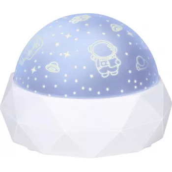 Projetor de estrelas GRUNDIG luz noturna LED com constelações rotativas