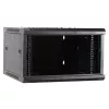 Armário de servidor DSIT 6U de montagem na parede com porta metálica 600x600x367 mm