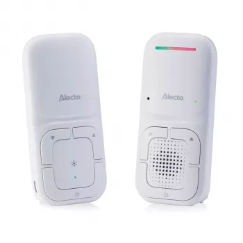 Babyphone Alecto DBX130 DECT com modo Full ECO, função intercomunicador, sensor de temperatura, canções de embalar e luz noturna