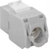 Tomada de rede DS-IT CAT6a UTP Keystone - sem ferramentas - cinzento (DS-KC-UTP6A-TL-2)