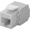 Tomada de rede DS-IT CAT6a UTP Keystone - sem ferramentas - cinzento (DS-KC-UTP6A-TL-2)