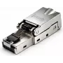 Conector de rede DSIT S/FTP CAT6a RJ45 sem ferramentas para cabo flexível