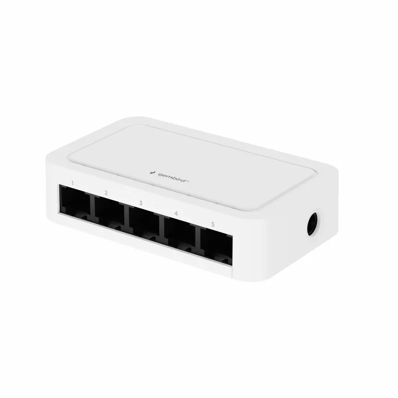 Switch Gigabit Ethernet Gembird NSW-G5-02 5 portas - branco