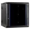 DSIT DS6612-DOUBLE Armário de servidor de parede reversível com porta de vidro, 600 mm de largura