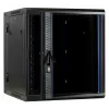 Armário de servidor reversível de montagem na parede DSIT DS6612-DOUBLE com porta de vidro, 600 mm de largura