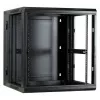 Armário de servidor reversível de montagem na parede DSIT DS6612-DOUBLE com porta de vidro, 600 mm de largura